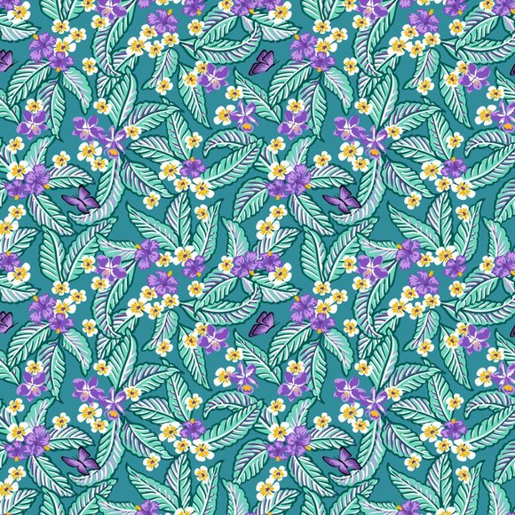 Vera Bradley Clamshell Eyeglass Case - Hanging Around Leaves - Picture 2 of 12